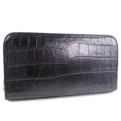 【SAINT LAURENT PARIS】サンローランパリ ラウンドファスナー 型押し 328558 CS33E カーフ 黒 メンズ 長財布のサムネイル