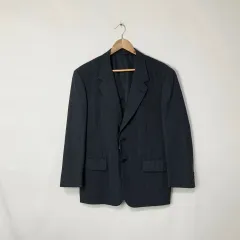 モスキーノ チャコール スーツ ブレーザー メンズ ジャケット ギークシック ヴィンテージ Mのサムネイル