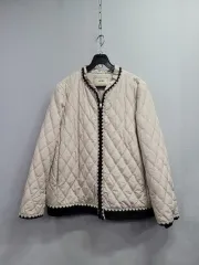 77)BCBG キルティング ブルゾン ジャケット アイボリー