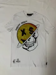 PHILIPP PLEIN(フィリッププレイン) レディース スマイル HOT Face the Sun クルーネック Tシャツのサムネイル