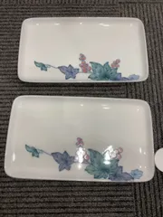 【未使用】乃りたけ ノリタケ 長角皿 焼物皿 2枚セット 和食器 ペア
