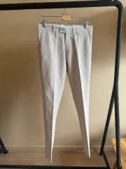 ビジネスカジュアル ベージュ コットンパンツ スラックス 29-30