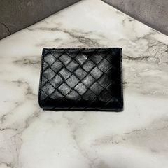 BOTTEGA VENETA 二つ折り財布 マキシイントレチャート グレー - メルカリ