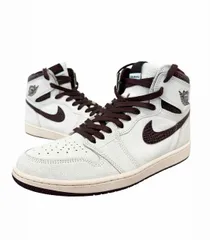 ナイキ NIKE ×A MA MANIERE アママニエール AIR JORDAN 1 RETRO HIGH OG SP Sail and Burgundy エアジョーダン1 ハイ DO7097-100 30 セイル バーガンディ ▲■260502のサムネイル
