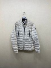 超美品コルマーCOLMARライトダウンジャケットシルバーグレー×ブルー46M 