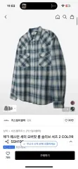 M COSTUME O'CLOCK(コスチュームオクロック) CHECK ウェスタン セミ オーバーサイズ ロング スリーブ シャツ ネイビー