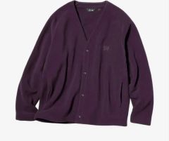 極美品】Needles ニードルズ メッシュカーディガン パピヨン 紫 M 