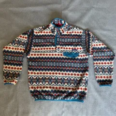 11FW patagonia（パタゴニア） Synchilla（シンチラ） スナップ-T フェアアイル/ブルー aztec（アズテック） パータン メキシコ