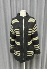 HYSTERIC GLAMOUR(ヒステリックグラマー) 90s スター タグ ストライプ ウール ニット カーディガン