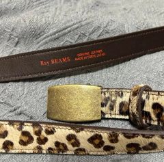 MARTINE ROSE SEX LETTER BELT ヒョウ柄 - メルカリ