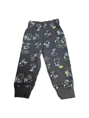 SNOOPY キッズ用 ズボン 黒 80 (状態良し)