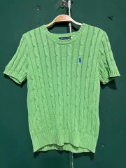 POLO RALPH LAUREN ビーズ ビッグポニー ケーブルニット カーキ - メルカリ