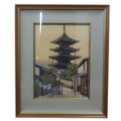 平山郁夫　リトグラフ　西ノ京夕映薬師寺　71/120 日経カルチャー 平山郁夫 リトグラフ 西ノ京夕映薬師寺 71/120 日経カルチャー - メルカリ