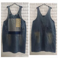 リメイク古着　オーバーワンピース　3L リメイク古着 オーバーワンピース 3L - メルカリ