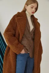 RENEEVON レニボン テディベア ロングコート osのサムネイル
