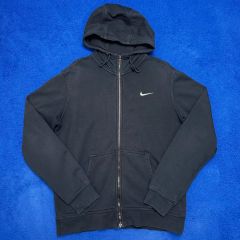 00s oldnike フェード ブラック 短丈ジップパーカーシティーボーイ