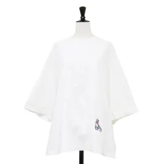 BOTTEGA VENETA ボッテガヴェネタ Tシャツ ホワイト 白 サイズ:S | 24春夏 ソフト コットン ジャージー Tシャツ / カットソー | 半袖 クルーネック ラグラン ワイド 刺繍 | トップス イタリア製【レディース】【中古】のサムネイル