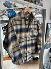 ラルフローレン リネン100% マドラスチェック BDシャツ サイズM vh2