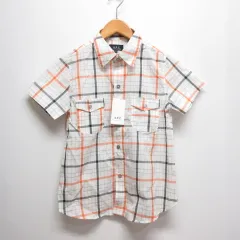 アーペーセー A.P.C. 半袖 チェック柄 シャツ 36 白 ホワイト 薄手 タグ付き