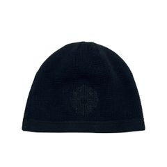 CHROME HEARTS ワッフルニット帽 ビーニー ブラック - メルカリ