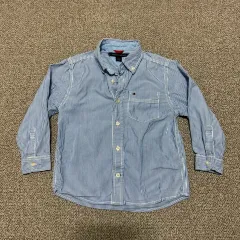 3t Tommy Hilfiger トミーヒルフィガー ストライプ シャツ キッズ