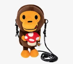 A BATHING APE アベイシングエイプ ベイビー マイロ ウール モバイル バッグ