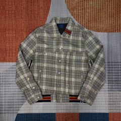 美品✨フレッドペリー 千鳥柄 ダブルジップ ブルゾン スウィングトップ 