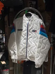 XL KITH(キス)xBMW コラボ キルト レーシング ジャケット - オフ ホワイト COLORのサムネイル
