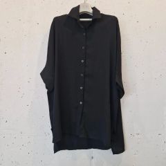 希少 ステファンシュナイダーネイビー 半袖シャッカーディガンリネン 