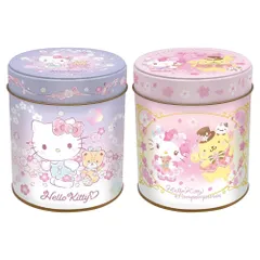 【単品販売】ハート サンリオ ハローキティ ポムポムプリン タイニーチャム サークルクッキー缶 チョコチップクッキー お菓子 誕生日 ギフト プレゼント グッズ 2026のサムネイル