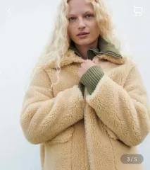 ZARA ザラ シープスキン ボア ジャケット