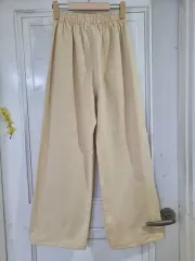春 秋 ワイド コットン ワイドパンツ 状態良好 77まで