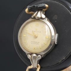 SEIKO セイコー 14K金張 レディース 手巻き アンティーク 稼働品