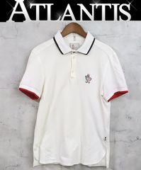 【美品】MONCLER モンクレール　ビッグロゴ　ポロシャツ 中古・古着通販】MONCLER (モンクレール) ロゴワッペンポロシャツ