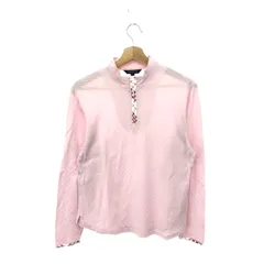BURBERRY GOLF バーバリーゴルフ 長袖カットソー サイズ:L ハーフジップ/チェック/ハイネック/GOLF    ピンク レディース / 240001201841のサムネイル