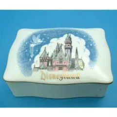 ディズニー　ティンカーベル　DLヴィンテージ小物入れ＆小皿　ディズニーランド　USA　1960年代　日本製　陶器製　ピーターパン　TI00285のサムネイル