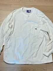 THE NORTH FACE ザ・ノース・フェイス × nanamica ナナミカ パープルレーベル ロングスリーブ L