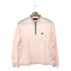 美品✨BURBERRY GOLF ノバチェック ハーフジップ プルオーバー L