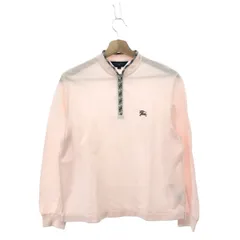 BURBERRY GOLF バーバリーゴルフ 長袖カットソー サイズ:L ハーフジップ/ノバチェック/ホースロゴ/GOLF    ピンク レディース / 240001201842のサムネイル
