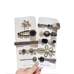 【人気商品】10個セッ 髪飾り 髪留め ヘアアクセサリー パール キラキラピン 可愛い ヘアピン