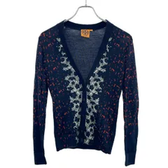 TORY BURCH トリーバーチ ウールニットカーディガン 79211-84152 ネイビー XSのサムネイル