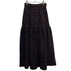 DOUBLE STANDARD CLOTHING ダブル スタンダード クロージング 24AW ニットジャガードマキシスカート 0202-670-243 ブラック 36のサムネイル
