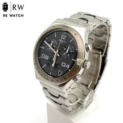 7-3437 Swatch AG 1999 クロノグラフ ブラック腕時計 - メルカリ