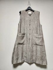 うさとの服 usaato ノースリーブジレ リネン - メルカリ