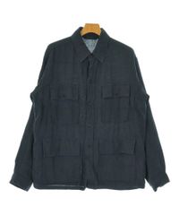PF by PAOLA FRANI カジュアルシャツ 34(XS位) 緑系x紺 【古着】【中古】 PF by PAOLA FRANI カジュアルシャツ レディース 【古着】【中古