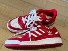 adidas ハイカットスニーカー エナメルレッド【Dragon Ash着用 