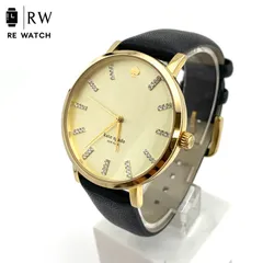 【中古】Kate Spade 0296A アナログ腕時計 ゴールド/ブラック　ユニセックスのサムネイル