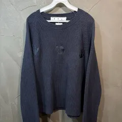 L オフホワイト OFF-WHITE クロップド セーター ニットのサムネイル