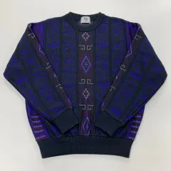 Modigliani ヴィンテージ パータン ニット セーター (M)のサムネイル