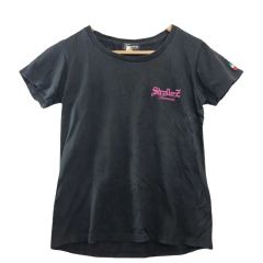 9090 ヒョウ柄ロゴ Tシャツ ブラック Lサイズ 半袖 - メルカリ